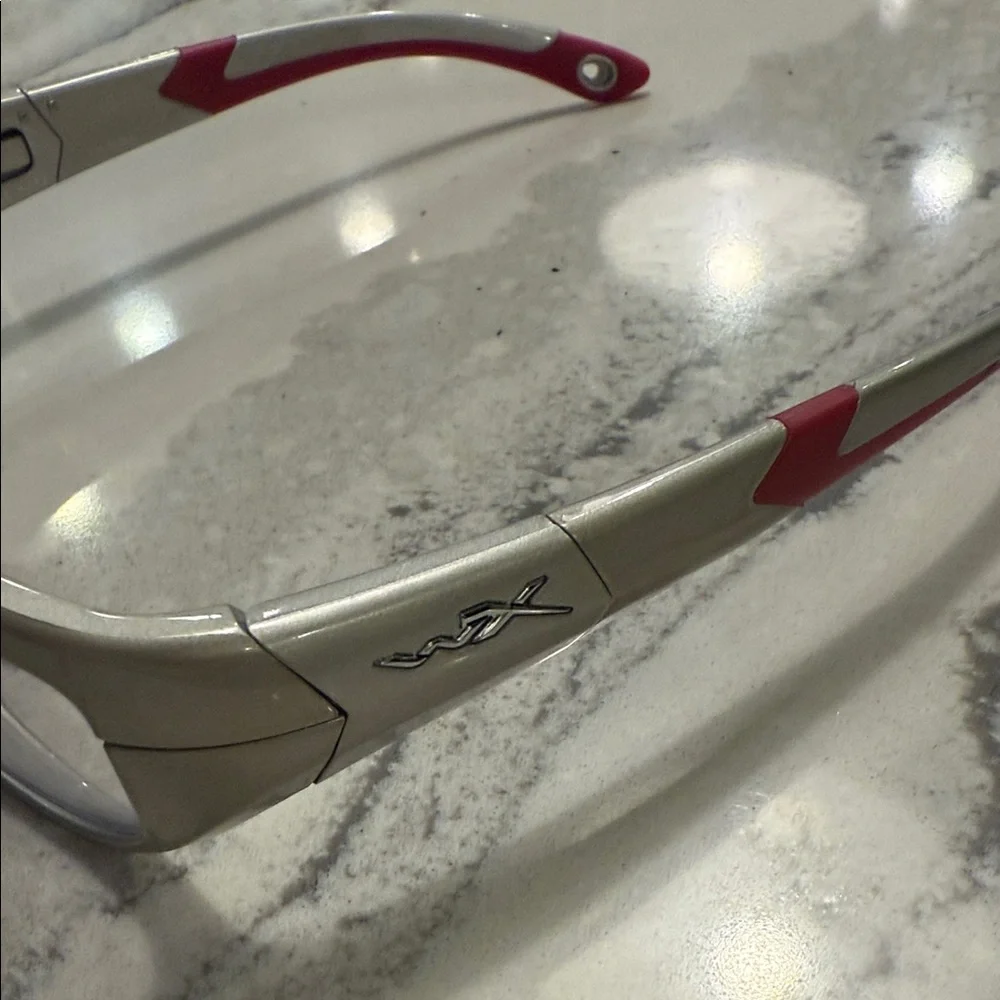 Wiley-X Youth Force series “Victory” RX Silver and Pink safety Glasses